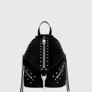 Julian Zipped Medium Backpack With Star Studs
